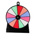 thumbnail image 3 of FVDPWYE Color Prize Wheel 12 Slots Party Supplies with Stand Erasable Roulette Wheel for, 3 of 9