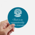 thumbnail image 1 of Mature Independent Exercise Experience Sticker Round Wall Suitcase Laptop Label Bumper, 1 of 1