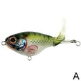 thumbnail image 6 of 3in Bass Whoper Plopper Lures, Plopping with Floating Rotating Tail K2R2, 6 of 7