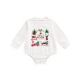 thumbnail image 1 of goowrom Barboteuse de Noël pour Bébé, Motifs de Dessins Animés Body Col Rond, 1 of 9
