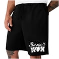 thumbnail image 1 of Puntoco Pantalones Cortos Deportivos Con Bolsillos Informales Elásticos Con Cordones Para Hombre, Pantalones Cortos Para El Hogar, Pantalones De Tres Cuartos, Negro Xxxl, 1 of 5