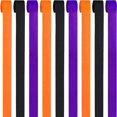 thumbnail image 2 of 3 rollos de decoración para fiesta de Halloween, cinta de papel crepé, suministros para el hogar, decoración, serpentinas naranjas, moradas y negras, 2 of 4