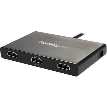 StarTech.com MSTMDP123HD Mini DisplayPort to HDMI Multi Monitor Splitter - 3-Port MST Hub - mDP 1.2 to 3x HDMI MST Hub