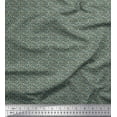 thumbnail image 1 of Soimoi Polyester Crepe Fabric Leopard Skin Small Print Fabric by Yard 52 Inch Wide, 1 of 1