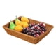 thumbnail image 4 of 3X Cesta de Almacenamiento de Mimbre, Canasta de Pan Tienda de Pan Supermercado Cesta de Exhibición Marrón, 4 of 5