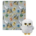 thumbnail image 1 of Harry Potter Hedwig Magic Silk Touch Throw Blanket & Plush Pillow, 1 of 1