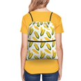 thumbnail image 4 of Naloa Corn On The Cob Drawstring Backpack String Bag Cinch Water Resistant for Gym Shopping Sport Yoga, 4 of 6