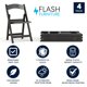 thumbnail image 3 of Juego de 4 sillas plegables Flash Furniture Hercules Series, color negro, 3 of 9