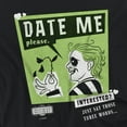 thumbnail image 2 of Beetlejuice Beetlejuice Date Me Women's Crop Top T-Shirt, Black, Small, 2 of 4
