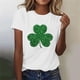 thumbnail image 2 of Mujeres Manga Corta de Verano Tops Impreso Sudadera Casual, Cuello Redondo Blusa Ligera para la Primavera Y el Verano, 2 of 4