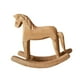 thumbnail image 5 of Rocking Horse Statue de madera Figura, decoración de escritorio coleccionable Figura de recolección de animales, para sala de estar en casa, 5 of 9