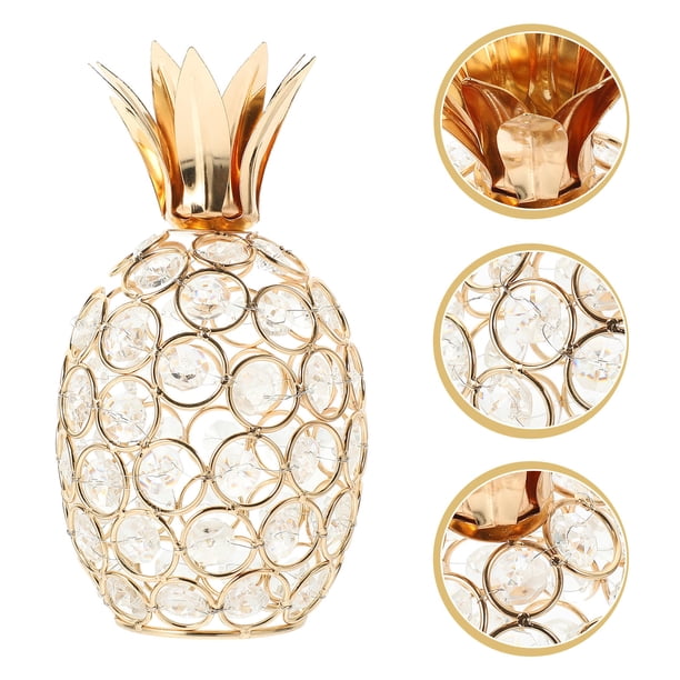 ADDHAT Adorno Decorativo De Piña Artificial Para Escritorio Y Con