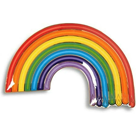 

Dripping Rainbow Trinket Tray Multi