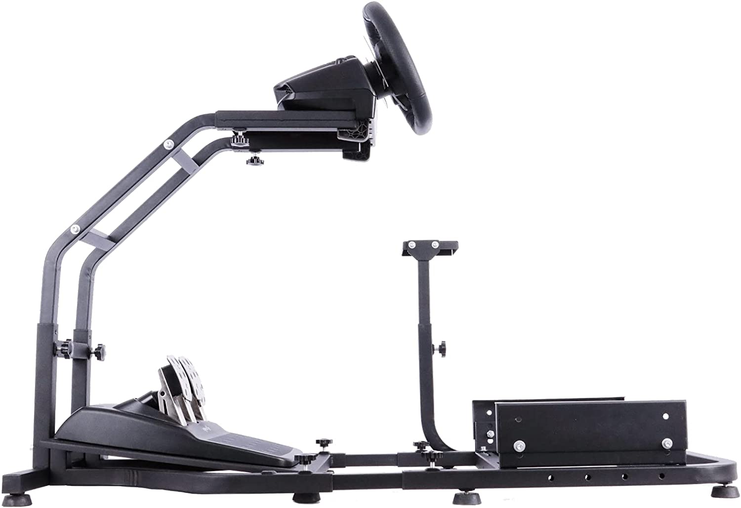 Minneer Racing Simulator Cockpit fit for Logitech G29, G27, G25, G923  Racing Wheel Stand Without Wheel,Pedals and seat