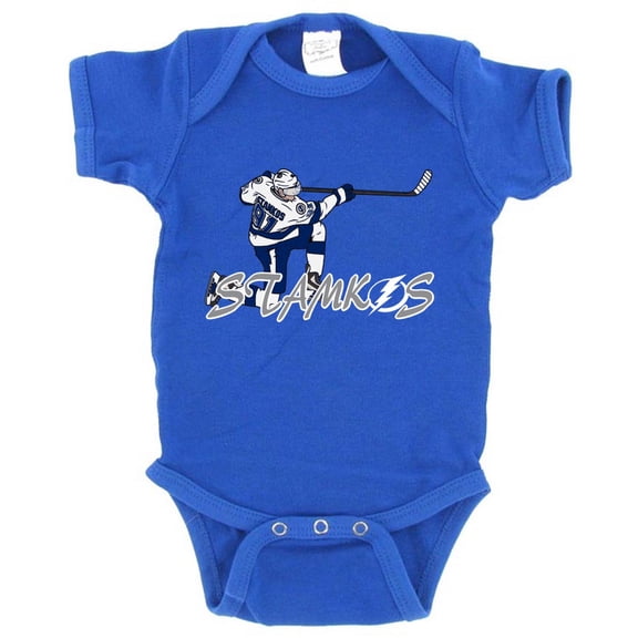 BLUE Lightning Steven Stamkos Logo Baby 1 Piece