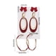 thumbnail image 3 of 3 Pairs Of Women's Earrings Silvers Needle Earring Set Women's Thick And Lightweight Earrings Women's Jewelry Gift, 3 of 8