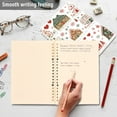 thumbnail image 4 of FORMRS 1-Subject Spiral Notebook 8" x 5" College Ruled 60 Refillable Sheet, 2 Pack, Red Nordic Christmas House, 4 of 7
