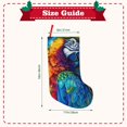 thumbnail image 3 of Sikiie Colorful Parrot Jungle Dream Christmas Stockings,18 Inches Christmas Stockings Xmas Hanging Stockings for Family Christmas Decorations & Gifts, 3 of 7