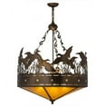 thumbnail image 2 of Meyda Tiffany 50138 Ducks In Flight 4 Light 30" Wide Pendant - Copper, 2 of 4