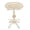 Antique White, variant on Sungmor Cast Iron Tractor Seat Bar Stool, 26 to 32 Inch Adjustable Height Counter Chair, 1 Count, White