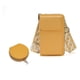 thumbnail image 2 of Yhmxh Organizadores y almacenamiento Cartera pequeña de cuero para teléfono, bolso cruzado, bolso de hombro para mujer, bolso moderno para teléfono móvil, conjunto de billetera, 2 of 3