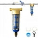 thumbnail image 1 of Filtros de sedimentos de centrifugado, con carcasa transparente, reutilizables y desechables para agua de pozo o de ciudad, primera línea de defensa (rosca macho de 3/4"), 1 of 5