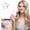 Crystal stars, variant on blinger® Crystal Women Refill Pack | 75 Hair Safe Glass Crystals for Everyday Glam | Crystal 5 mm | Gem Stamper Not Included
