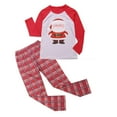 thumbnail image 2 of Zukuco Christmas Family Matching Pajamas Set Santa Claus Long Sleeve Top Long Pants Sleepwear Nightwear Set, 2 of 3