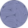 thumbnail image 1 of Ahgly Company Indoor Round Patterned Very Peri Purple Area Rugs, 3' Round, 1 of 6