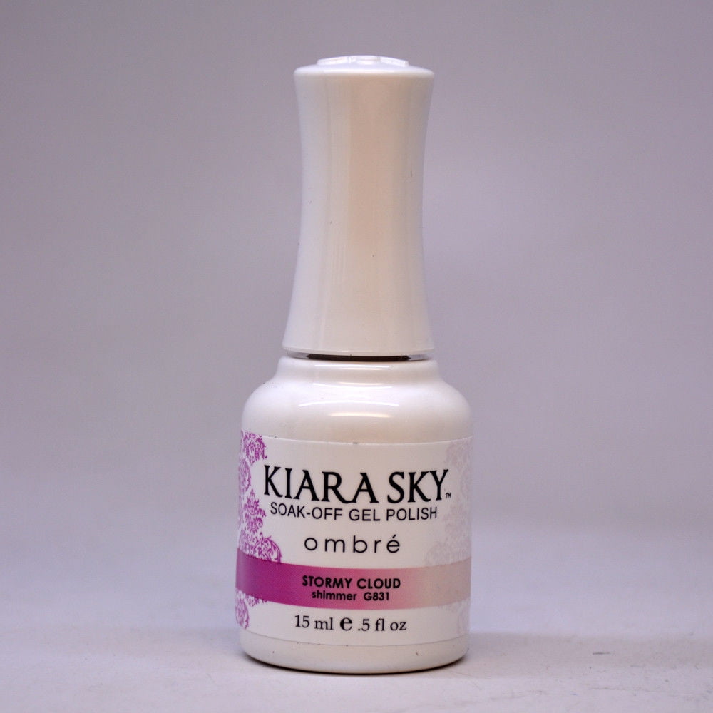 Kiara Sky Gel Polish Stormy Cloud G831 ombre