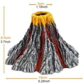 thumbnail image 4 of Decoración de burbujeador de aire para acuario, adorno de volcán realista para pecera de acuario (Volcano-L) para pecera, acuario, 4 of 5