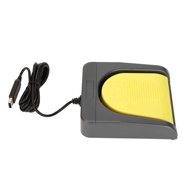 Pedal para juegos, interruptor de pie USB, interruptor de pie para computadora USB, interruptor de pie USB optimizado para la excelencia