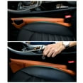 thumbnail image 3 of Car Seat Gap Filler PU Leather Console Organizer with Side Pocket, 3 of 8