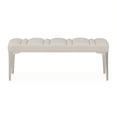 thumbnail image 2 of Michael Amini Penthouse Accent Bench - Frosted Linen/Silver Mist, 2 of 8