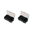 thumbnail image 1 of Wosthever 2 uds. Caja de señuelos de pesca con asa, caja de recolección de cebo, organizador de suministros, accesorio portátil, contenedor de Pescar Negro, 1 of 6