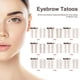 thumbnail image 4 of 6D pelo como ceja auténtica impermeable imitación ecológica perezoso tatuaje Natural pegatinas de cejas para mujeres, 4 of 8