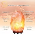thumbnail image 5 of Himalayan Natural Glow Hand Carved Crystal Dimmer Control Rock Salt Lamp, 5 of 6