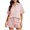 Pink, variant on Lopecy-Sta Two Piece Sets for Women Short Sleeve Button Down Shirt and Relaxed Shorts Casual Loungewear Outfits for Summer Daily Wear