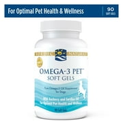 Nordic Naturals Omega-3 Pet, Soft Gels for Dogs, EPA & DHA, Fish Oil, 90 Ct