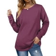 thumbnail image 3 of Fantaslook Sweatshirts for Women Crewneck Casual Long Sleeve Shirts Tunic Tops, 3 of 9