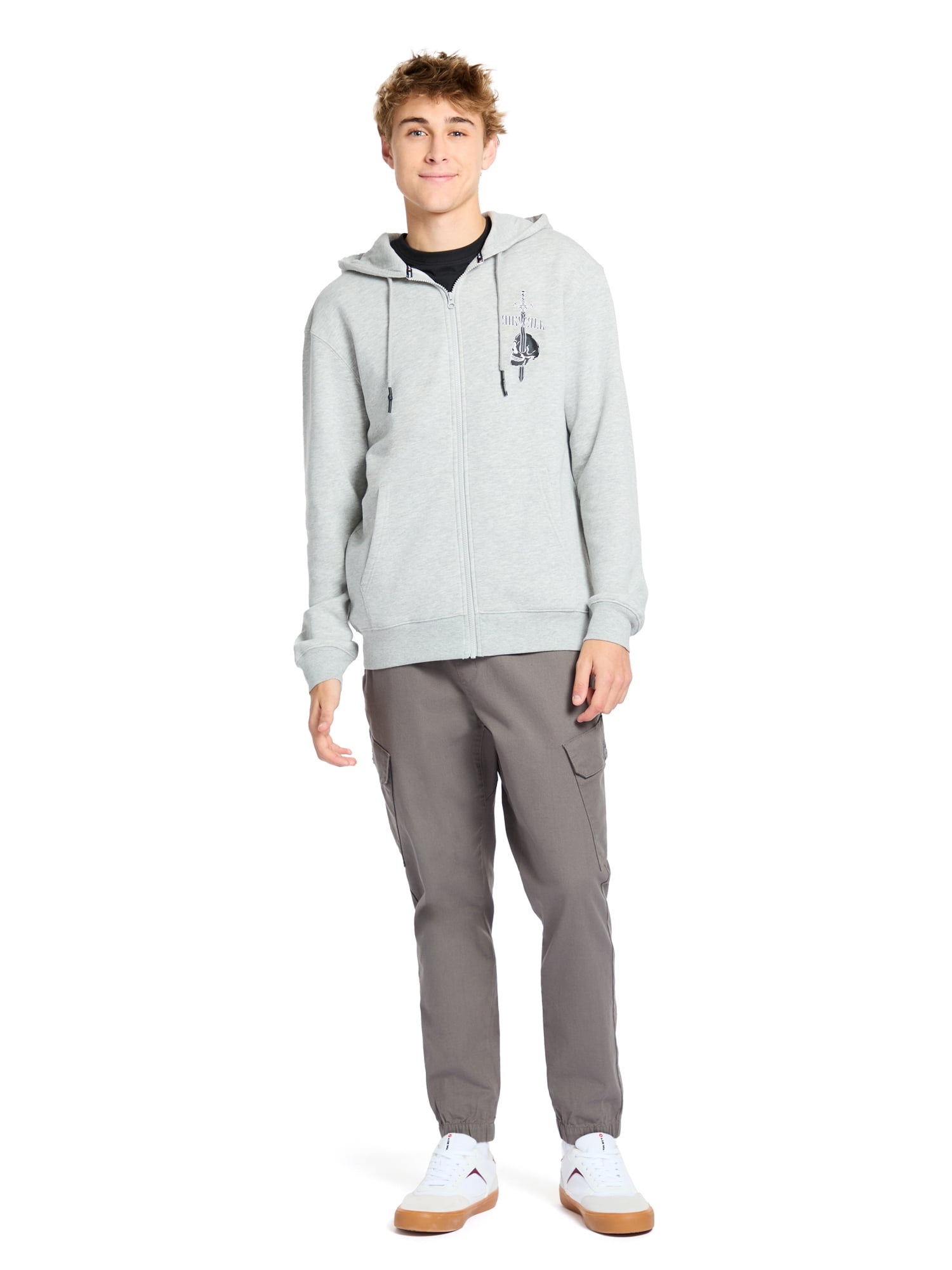 Airwalk Men's & Big Men's Zip Up Hoodie Sweatshirt, Sizes XS-4XL
