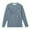 Blue, variant on EDFBUYKRS Plus Size Women Blouses Casual Pleated Long Sleeve Shirts Fall Crew Neck Tunic Tops Xxxl