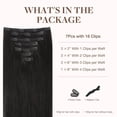 thumbnail image 2 of Extensiones de cabello GOO GOO, cabello humano real, 26 pulgadas, 135 g, 7 unidades, 2 of 9