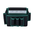 thumbnail image 4 of Bolsa organizadora de herramientas para electricistas, bolsa multiusos para carpinteros de exterior. Verde, 4 of 9