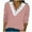 Pink, variant on LYXSSBYX Long Sleeve Shirts for Women Women's Fashion Casual Solid Color Loose Lace Long Sleeve V-neck Tops