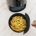 thumbnail image 3 of Ninja AF100 Refurbished 4 qt Air Fryer, Black - Ceramic Coated Nonstick Basket, 3 of 4