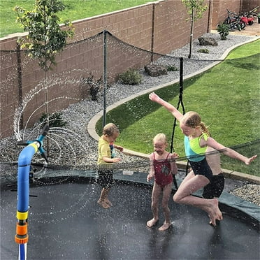 NIZELUK Trampoline Sprinklers for Kids, Outdoor Water Sprinkler for Summer Fun, Water Sprinkler Kit for Trampolines, Yard Play Fun for Children Clearance Sales Today Deals Prime