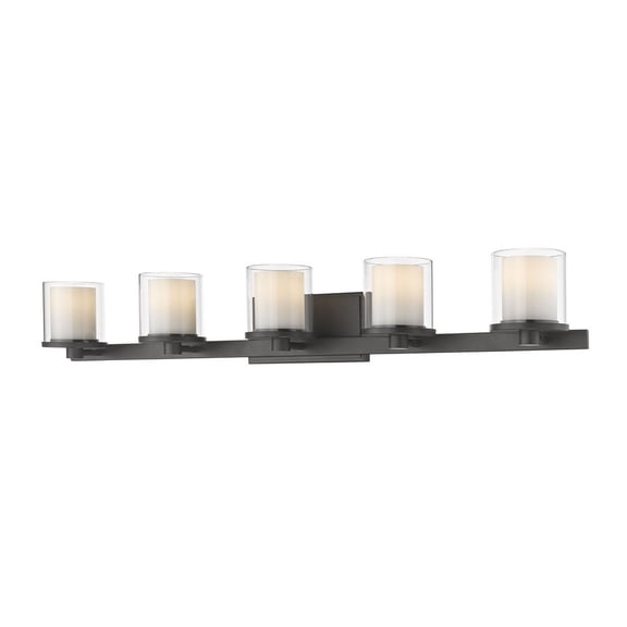 Z-Lite Schema 5 Light LED Vanity Light in Bronze