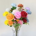 thumbnail image 3 of Nvzi 6 piezas de flores artificiales de tacto real, flores falsas para decoración del hogar, oficina, boda, arreglo de ramo de flores artificiales para decoración (Q73, 25,6 pulgadas de largo), 3 of 5