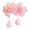 C, variant on Hair Tie Soft Organza Flower Shape Hair Rope with Plush Tassels Imitation Pearls Decor High Elastic Band Bun Holder Hair Accessories